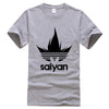 T-Shirt adidas Dragon Ball gris logo noir