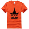 T-Shirt adidas Dragon Ball orange logo noir