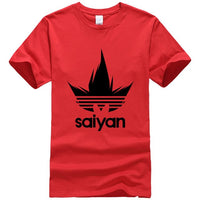 T-Shirt adidas Dragon Ball rouge logo noir