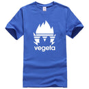 T-Shirt Manga Vegeta Dragon Ball bleu