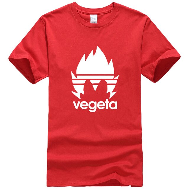 T-Shirt Manga Vegeta Dragon Ball rouge 