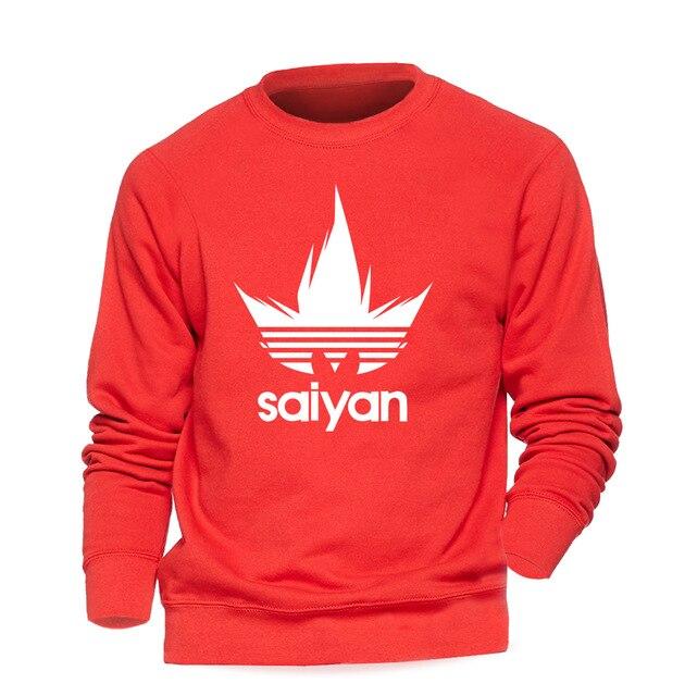 Pull Manga Rouge Adidas Dragon Ball Saiyan