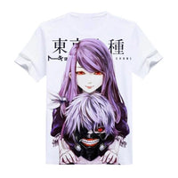 T-shirt Manga Tokyo Ghoul ken kaneki et lize kamishiro