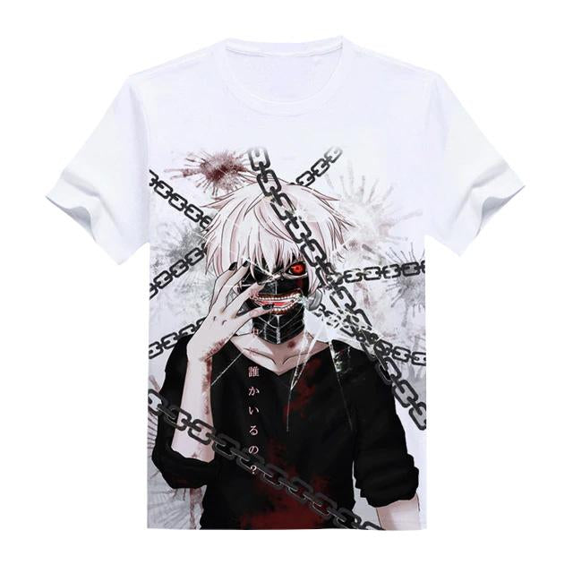 Tokyo Ghoul Ken Kaneki Chain Manga T-shirt